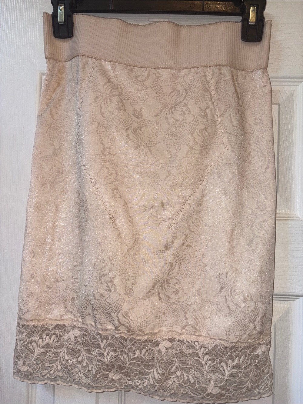 Size 34 Women’s Lace-Trim Mini-skirt Girdle